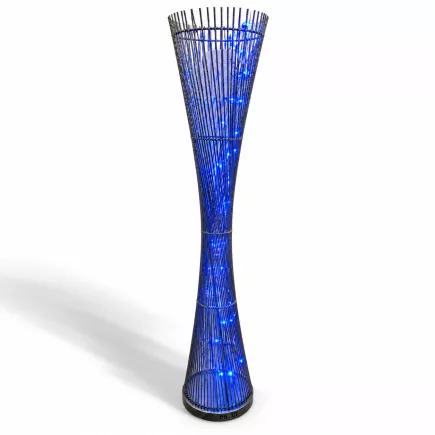 GLOBO│Lampe décorative - lumières bleues │aluminium