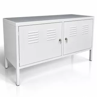 IKEA PS│Armoire│L 118 cm - 2 portes │Blanc cassé