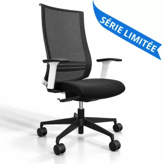 WAVE│Fauteuil de travail structure blanche