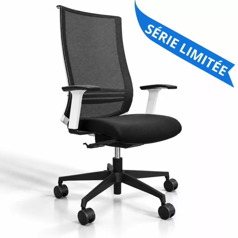 WAVE│Fauteuil de travail structure blanche