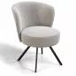 PRAGUE EXPO│Sièges d'accueil - visiteur│Assise pivotante avec rappel│Gris clair