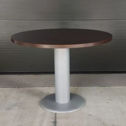 EXPRIM|Table ronde | Diamètre 100 cm |Noyer