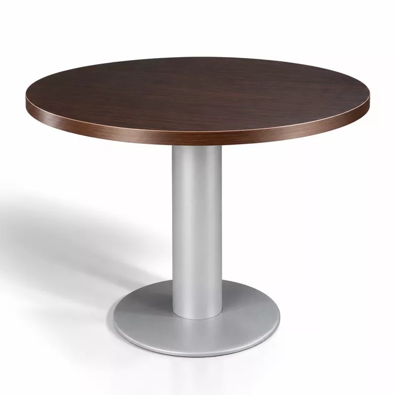 EXPRIM|Table ronde | Diamètre 100 cm |Noyer