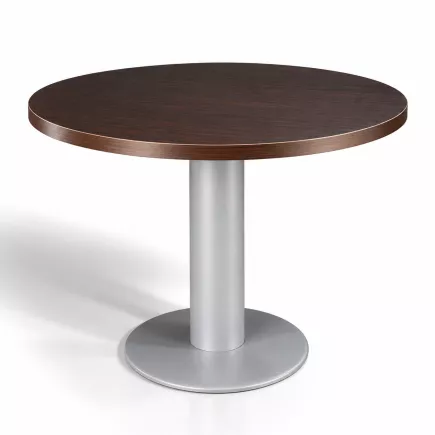 EXPRIM|Table ronde | Diamètre 100 cm |Noyer