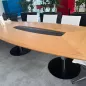 SITAG ASCENT MEETING│Designer Uli Witzig│Table de réunions 6-8 personnes │L240 x P130 cm│placage bois Hêtre huilé/Noir
