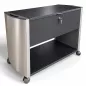 BIGLA │Modèle Top 100│Desserte pour dossiers suspendus│ L 98.5 x P 44 x H 69.5 cm│Gris anthracite BIGLA │Modèle Top 100│Desserte pour dossiers suspendus│ L 98.5 x P 44 x H 69.5 cm│Gris anthracite