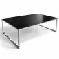 SANMA │Table basse rectangulaire │L 120 x P 70 x H 40.5 cm │Chromés/Frêne Noir SANMA │Table basse rectangulaire │L 120 x P 70 x H 40.5 cm │Chromés/Frêne Noir