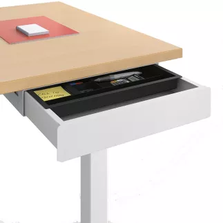 TIROIR│Fixation sous bureau avec tirette plumier│Hauteur 6.7 cm