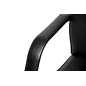 ROMA│Fauteuil direction│Accoudoirs fixes│Piétement Chromé│Cuir noir ROMA│Fauteuil direction│Accoudoirs fixes│Piétement Chromé│Cuir noir