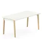 ROBIN│Bureau droit L 120 à 200 x p 80 cm - Pied bois massif ROBIN│Bureau droit L 120 à 200 x p 80 cm - Pied bois massif